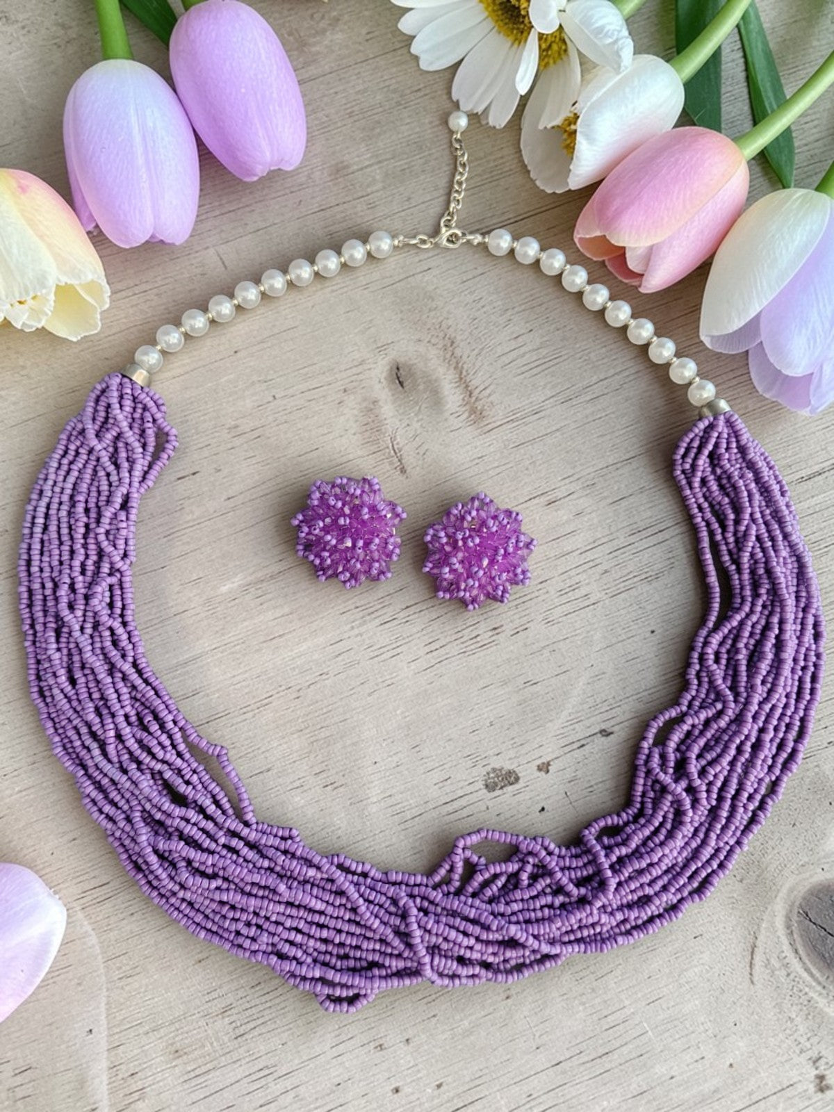 Royal Multi-Layer Beaded Necklace