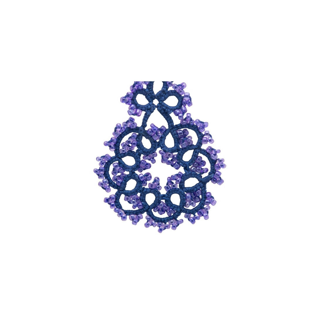 Indigo Whirl Earrings