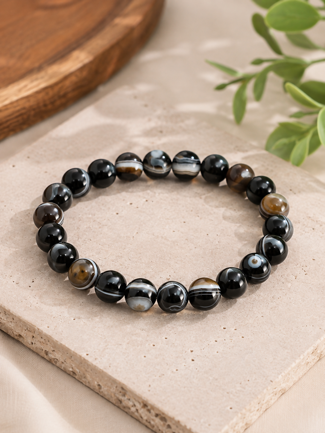Natural Sulemani Hakik 8mm Bracelet