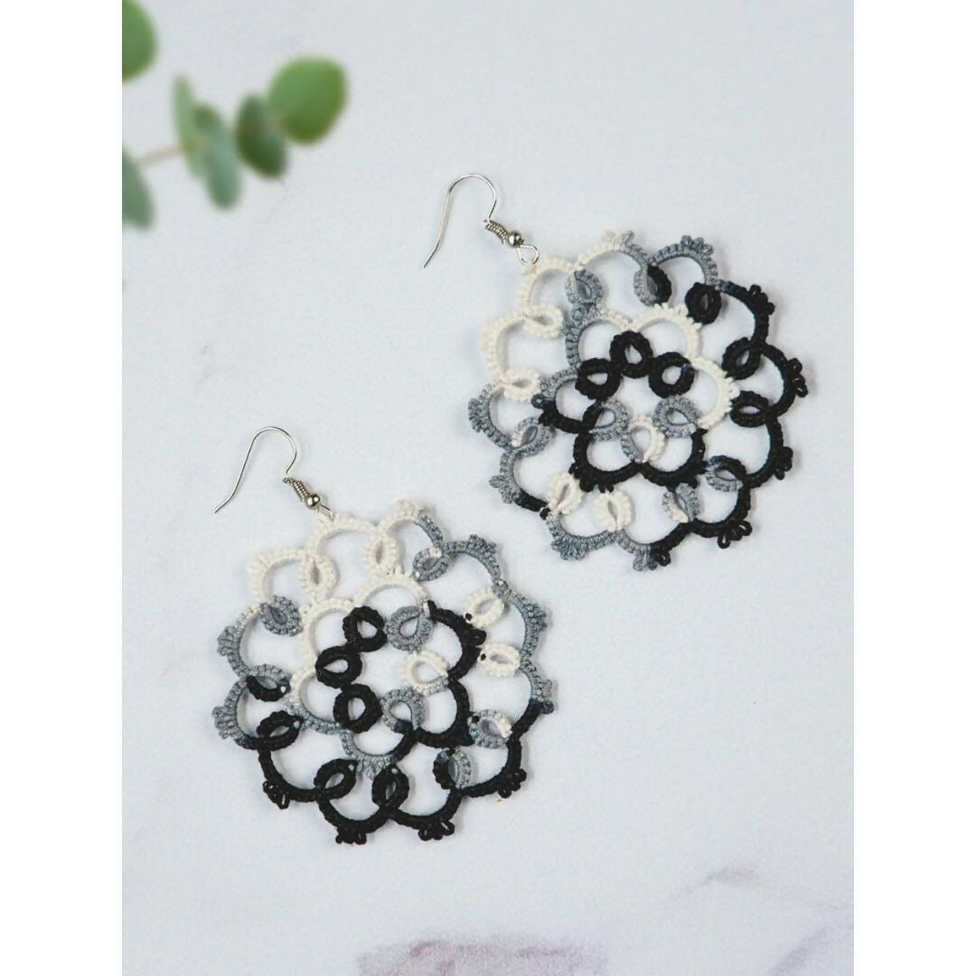 Monochrome Melody Earrings