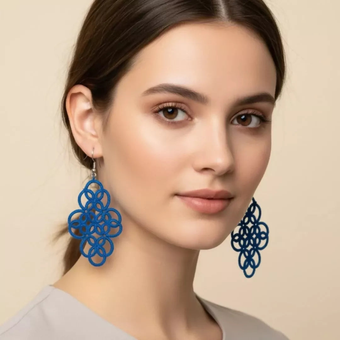 Navy Nightfall Earrings