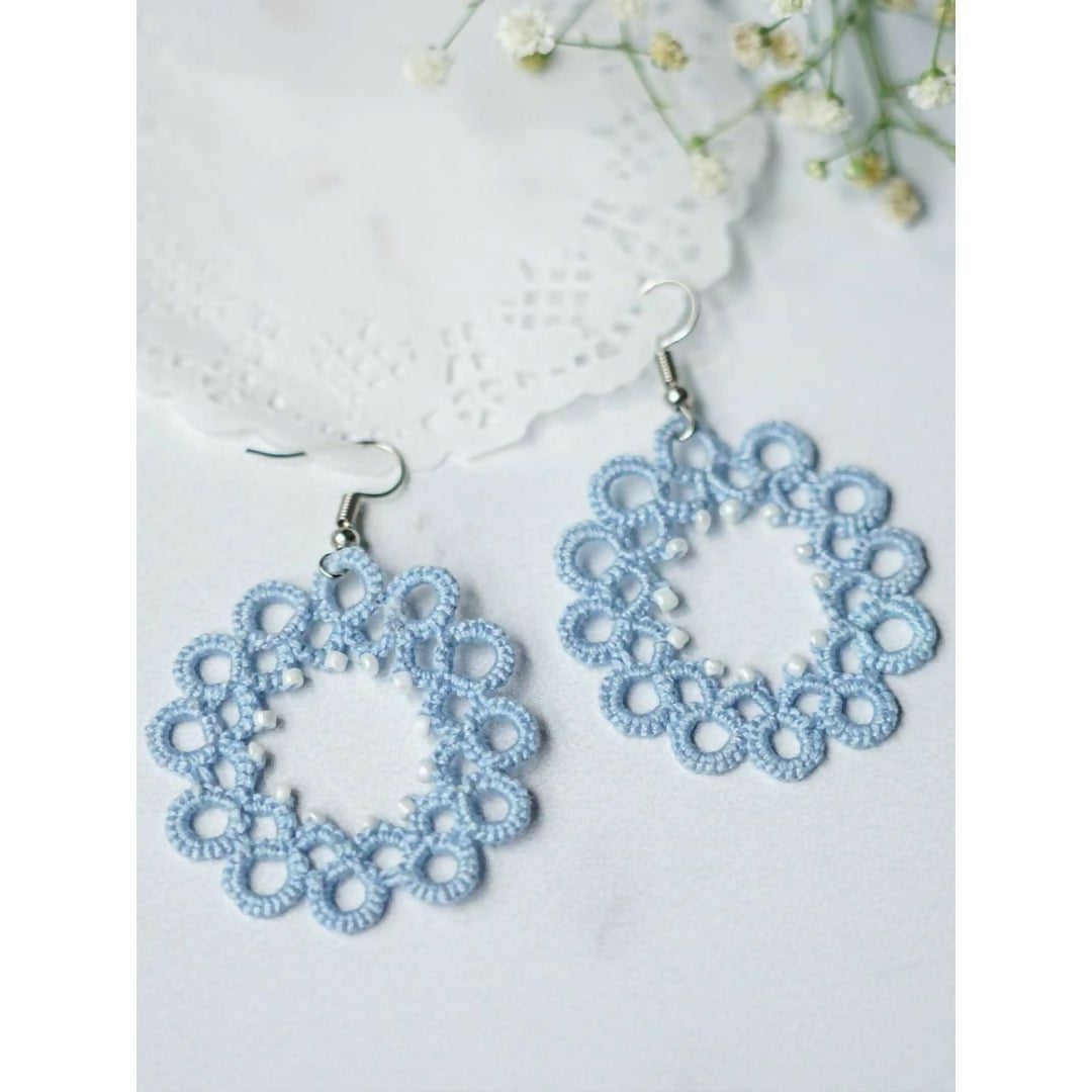 Powder Loop Earrings
