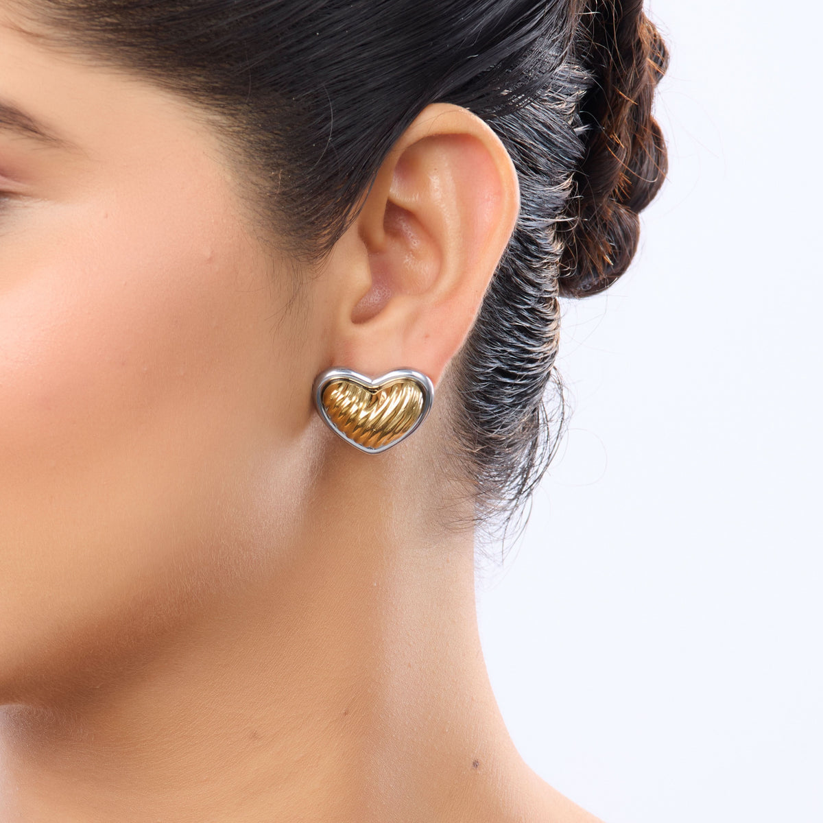 18K Gold Plated Edge Statement Drop Earrings for Women | Anti Tarnish