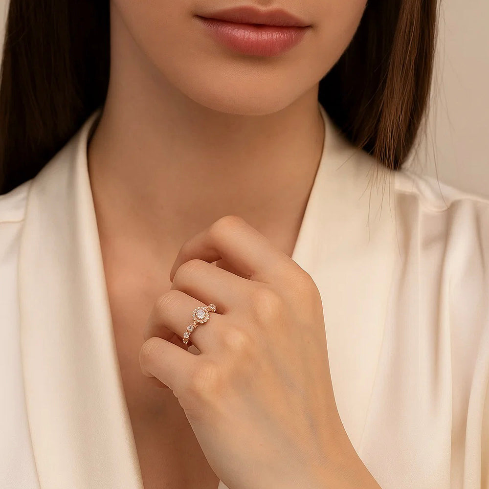 Grace Oval Sparkle Ring