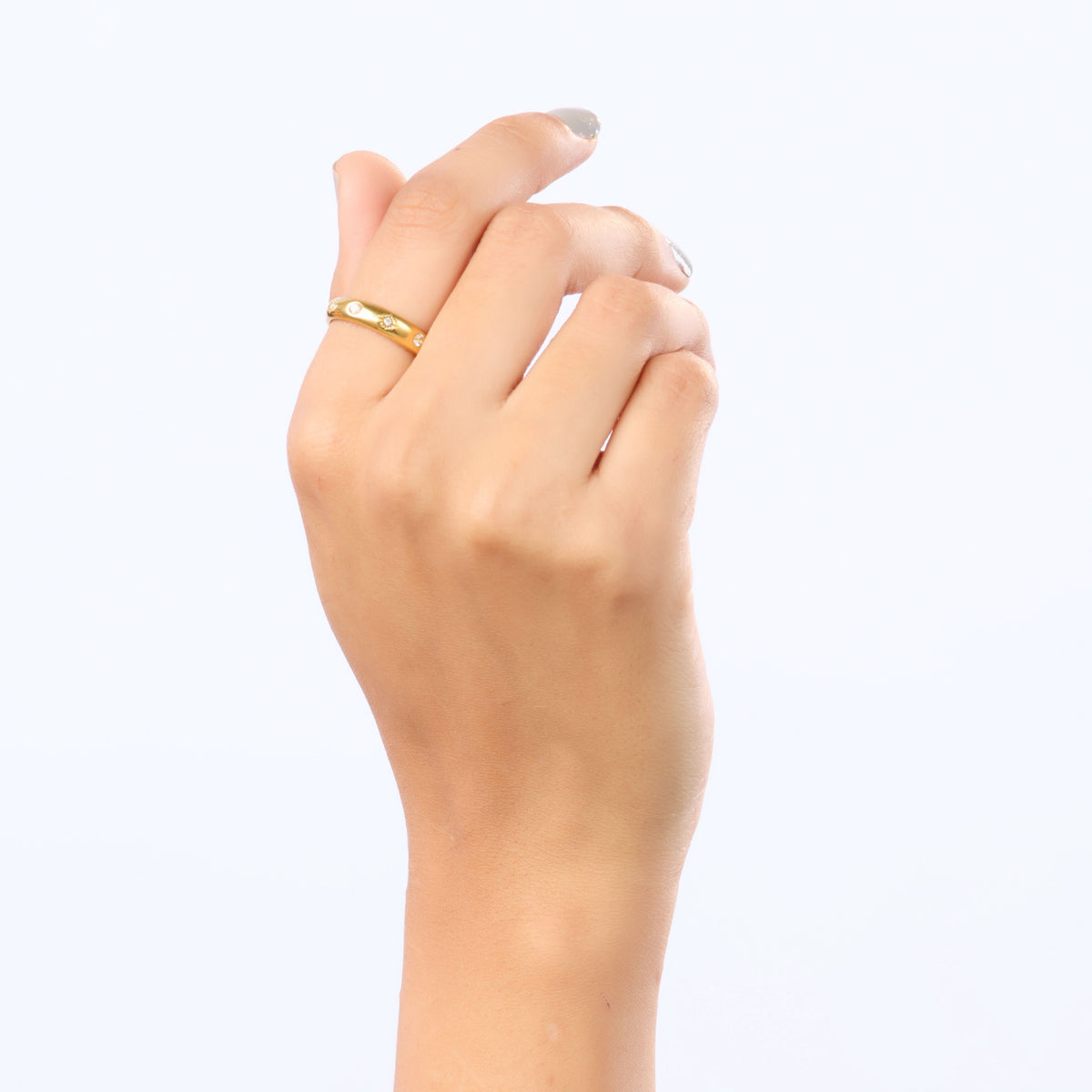 18K Gold Plated Astra Gold Starburst Ring for Women | Anti Tarnish