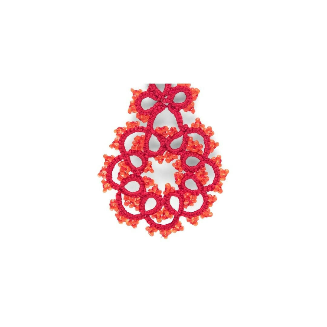 Scarlet Symphony Earrings
