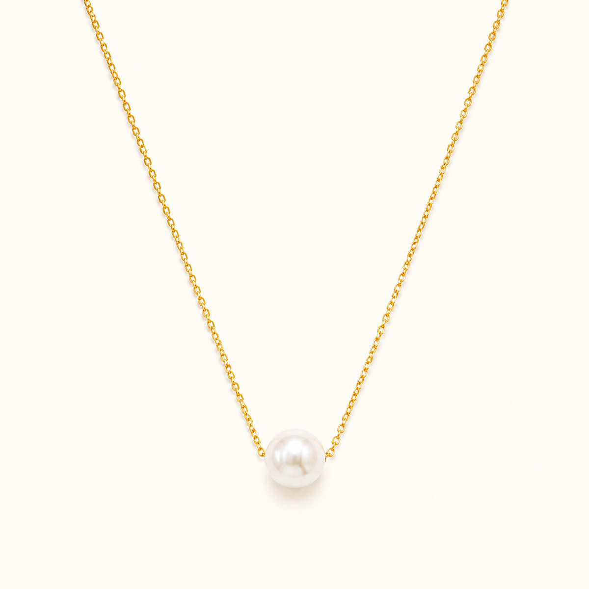Baroque Pearl Style Gold Necklace - gold plated baroque pearl necklace for women