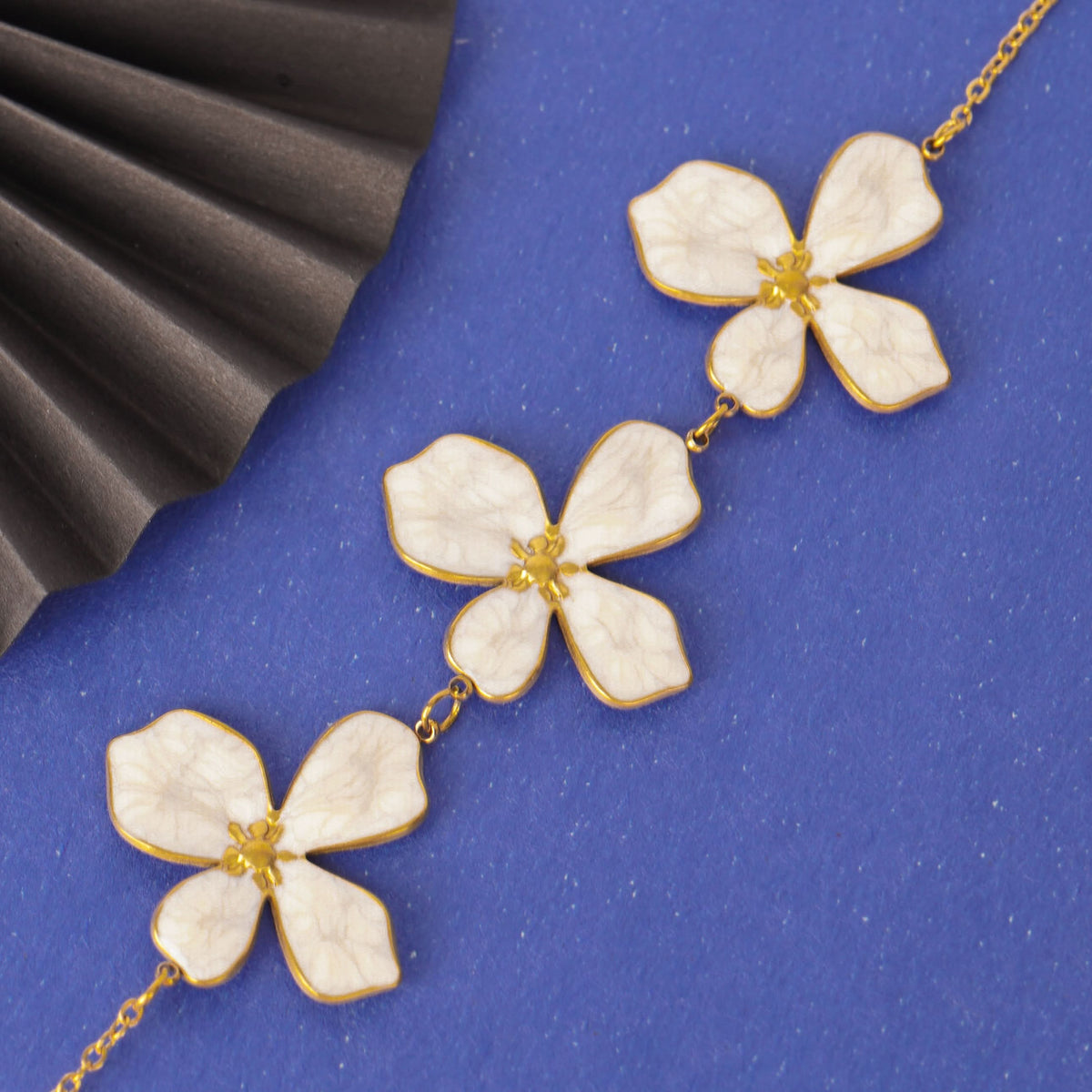 Blooming Pearl Charm Necklace