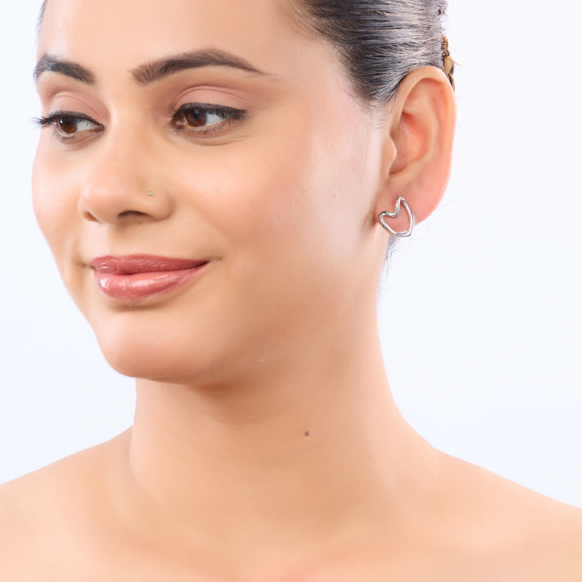 18K Gold Plated Edge Elegant Stud Earrings for Women | Anti Tarnish
