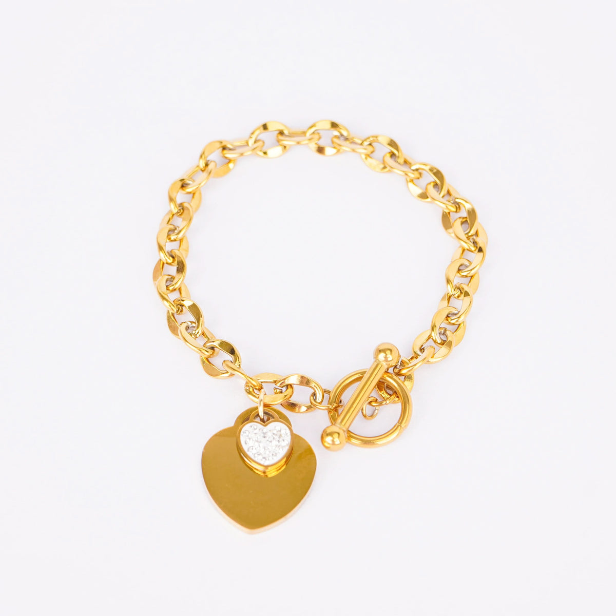 Color Pop Heart Accent Bracelet