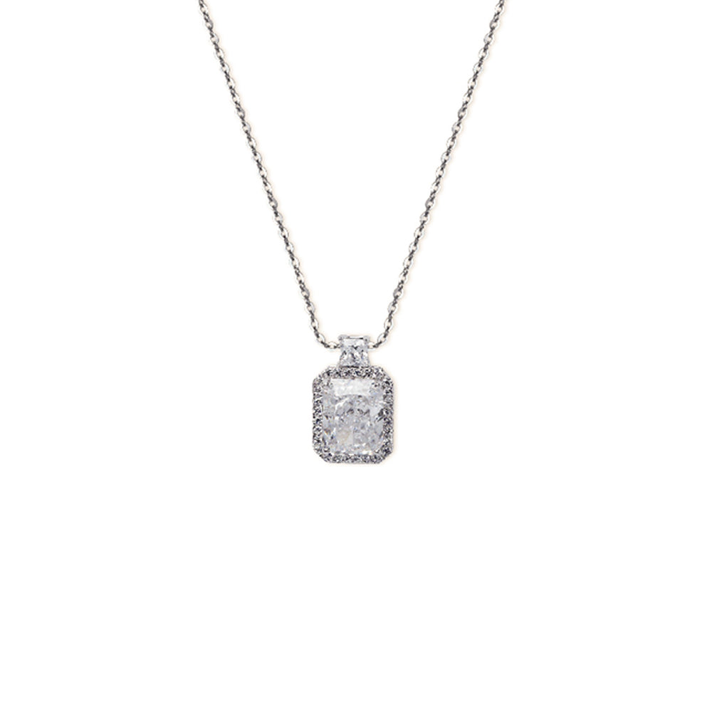 Shine Square Pendant Necklace