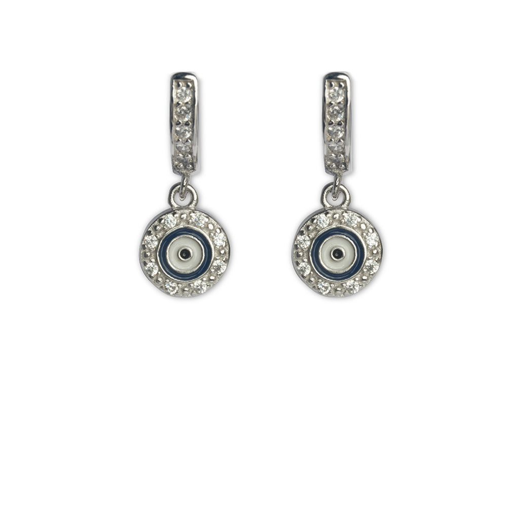 Aura Evil Eye Huggies
