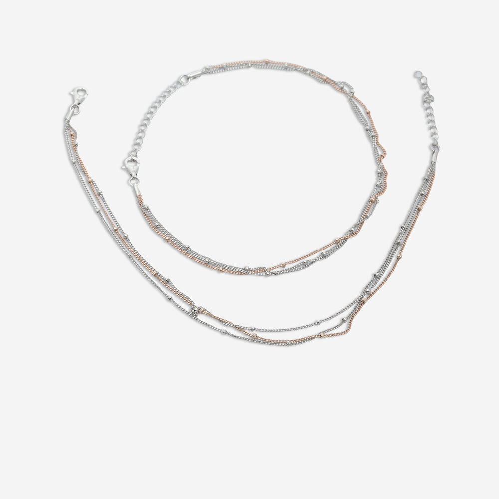 Beaded Layer Anklet