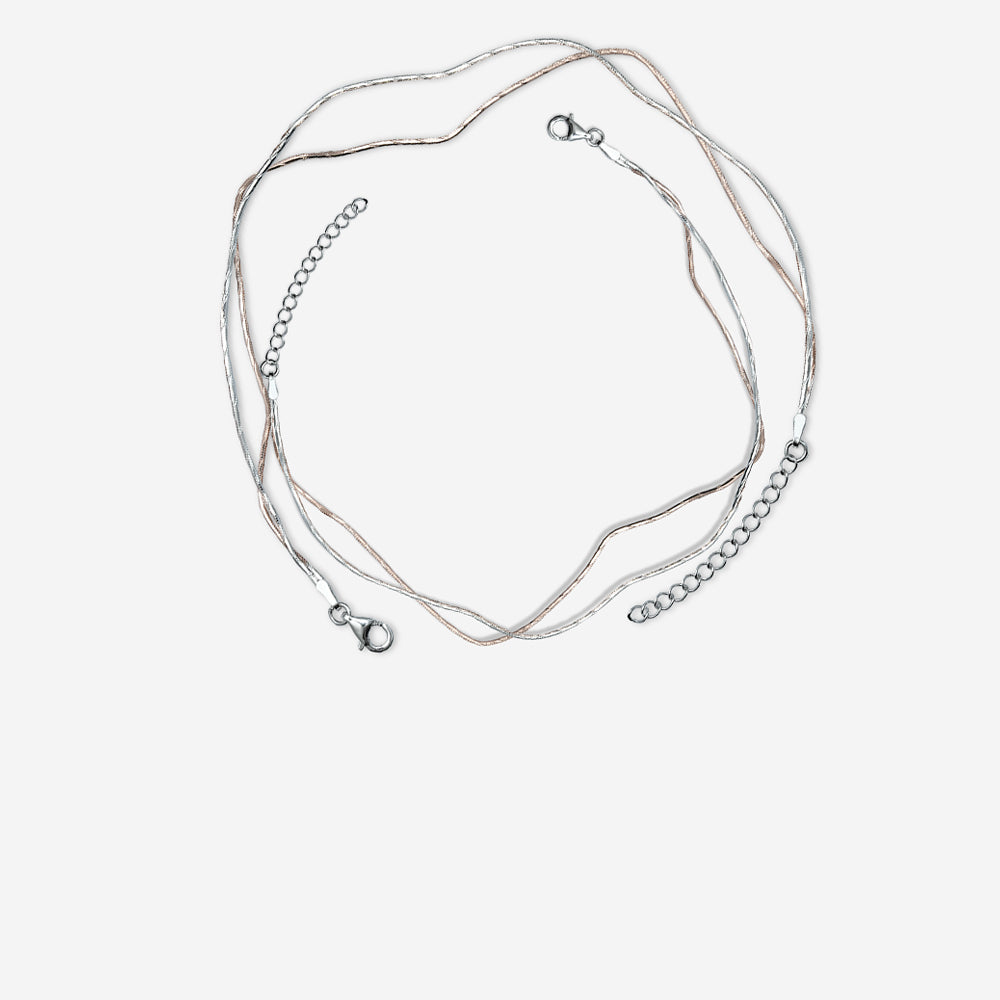 Liquid Grace Dual-Tone Anklet