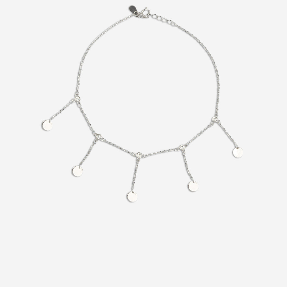 Luna Drop Disc Anklet