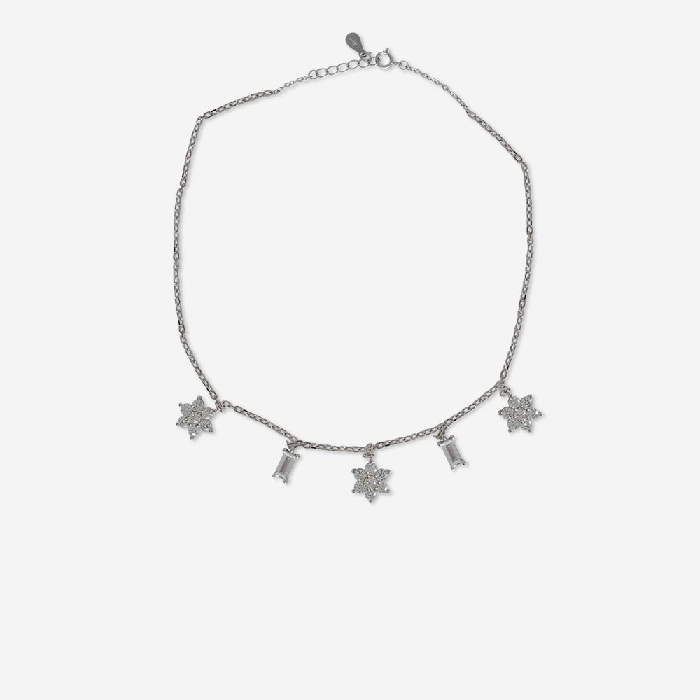 Snowburst Sparkle Anklet