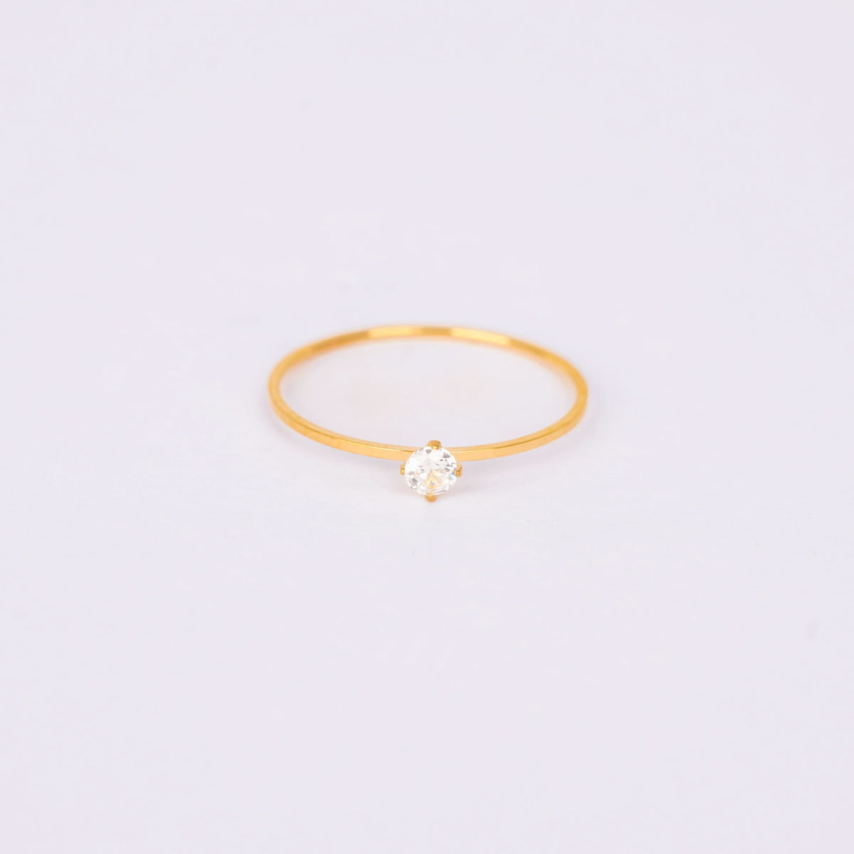18K Gold Plated Dainty Dewdrop Micro-Band for Women | Anti Tarnish