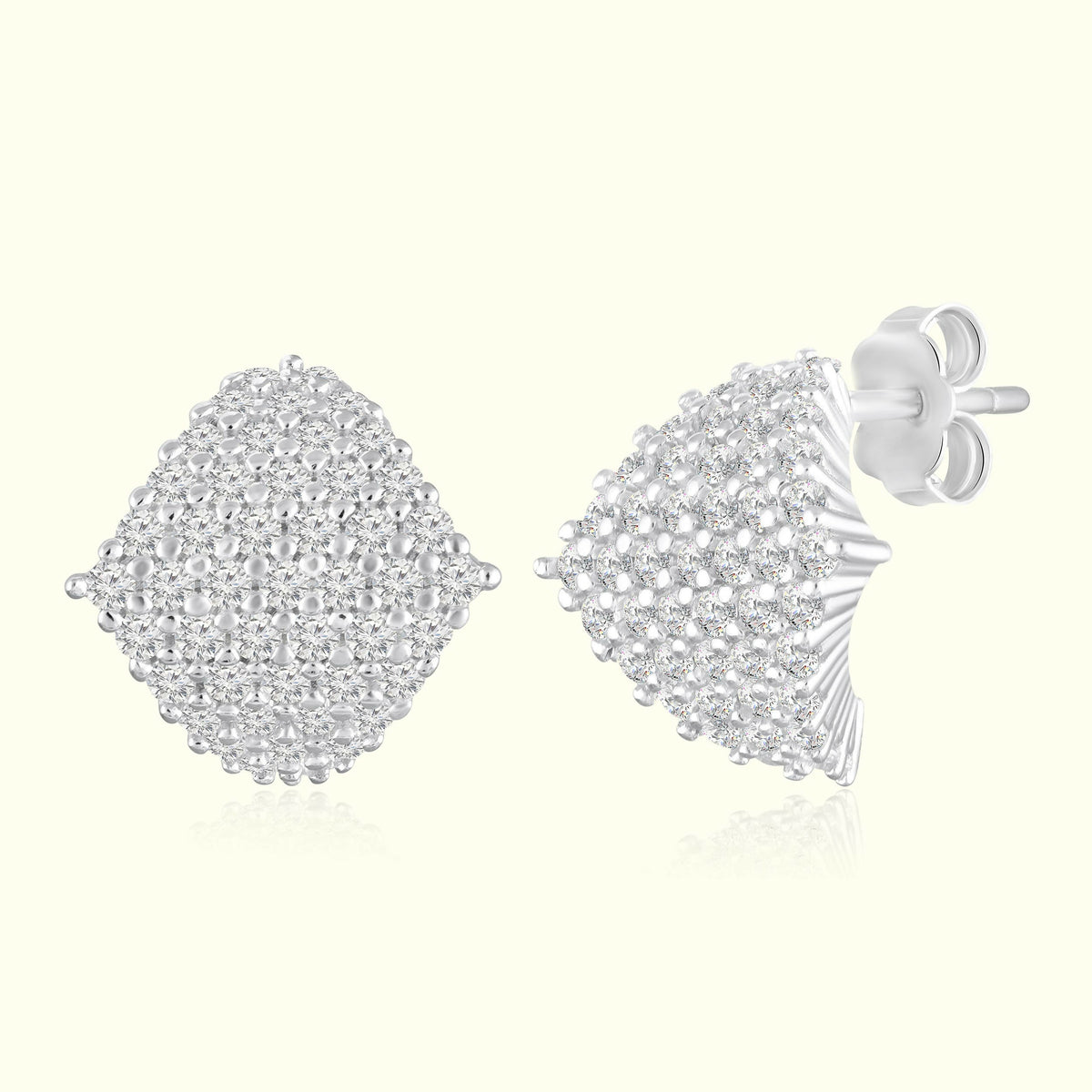 Stellar Shine Silver Studs