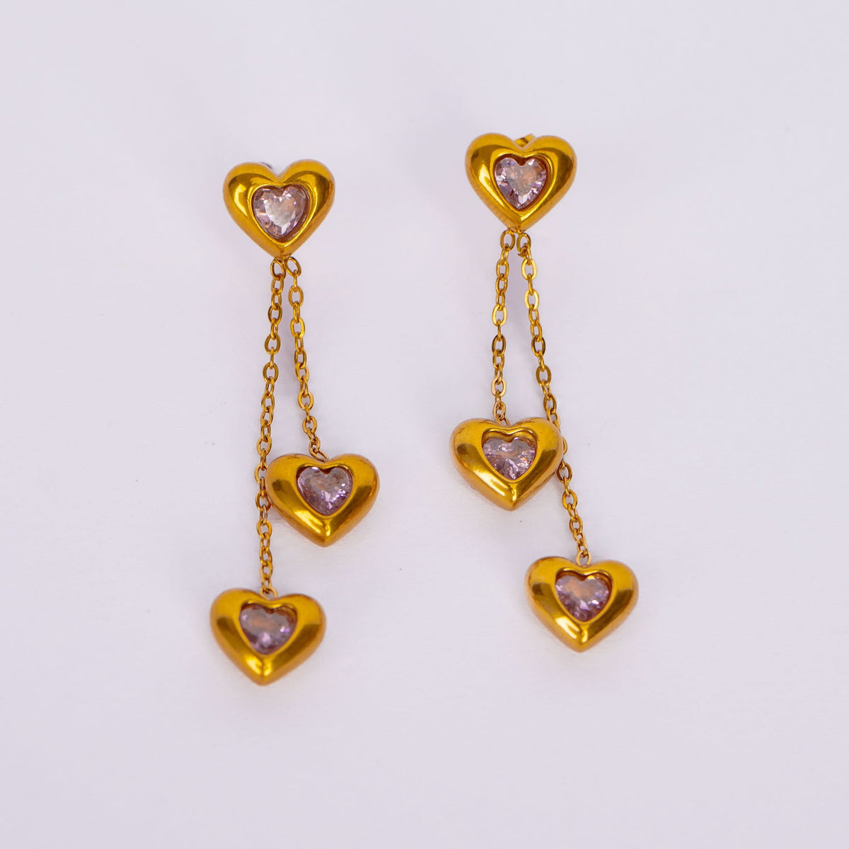 18K Gold Plated Drop Earrings for Women | Anti Tarnish