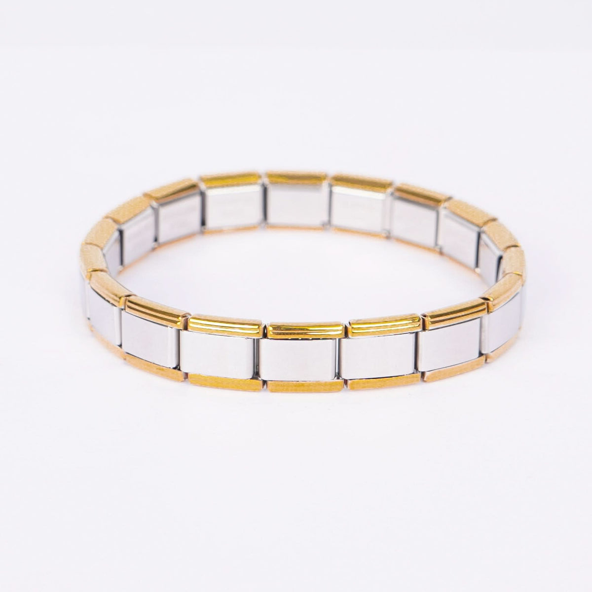 Dual Tone Prestige Link Bracelet