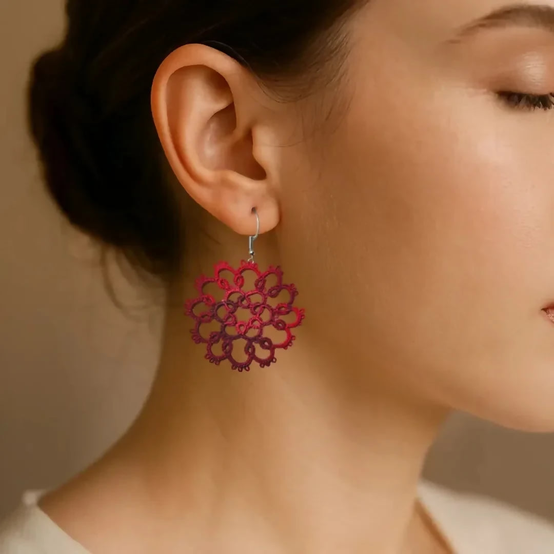 Wine Whisper Earrings