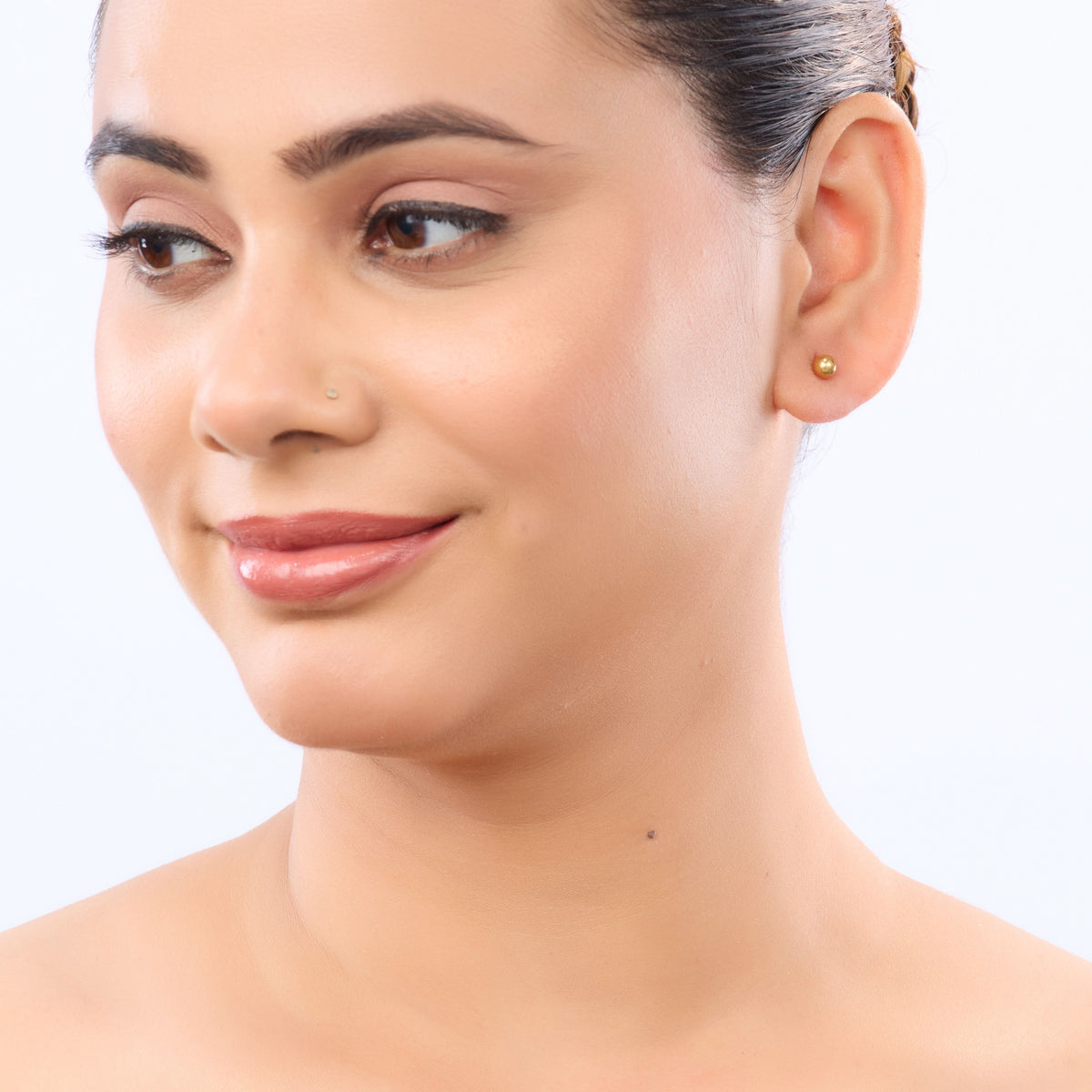 18K Gold Plated Luxe Modern Hoop Earrings for Women | Anti Tarnish