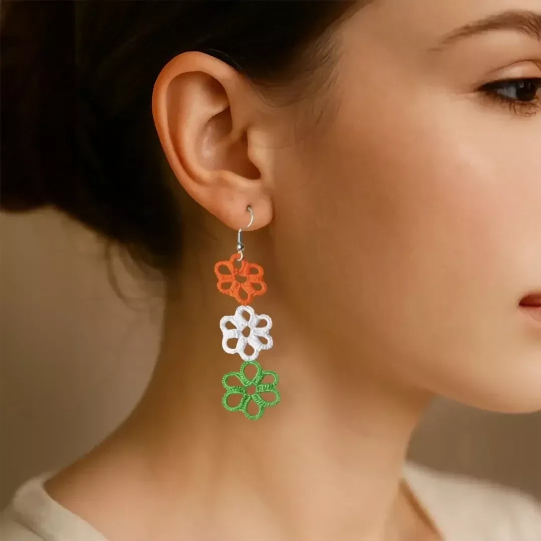 Tricolor Earrings