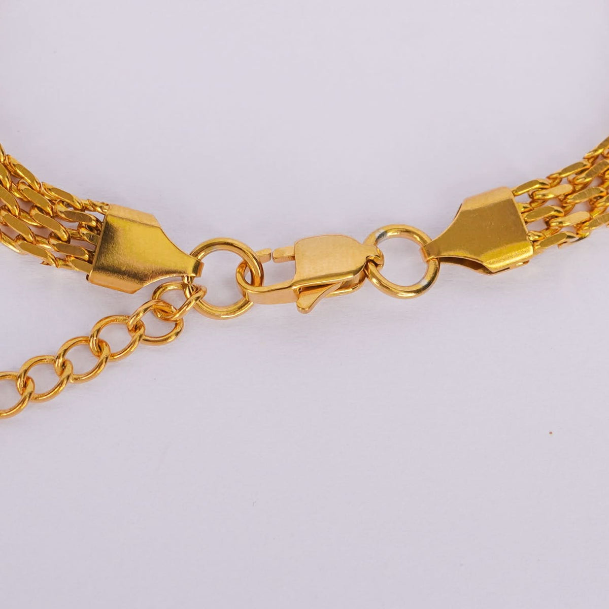 Elegant Braided Gold Chain Bracelet