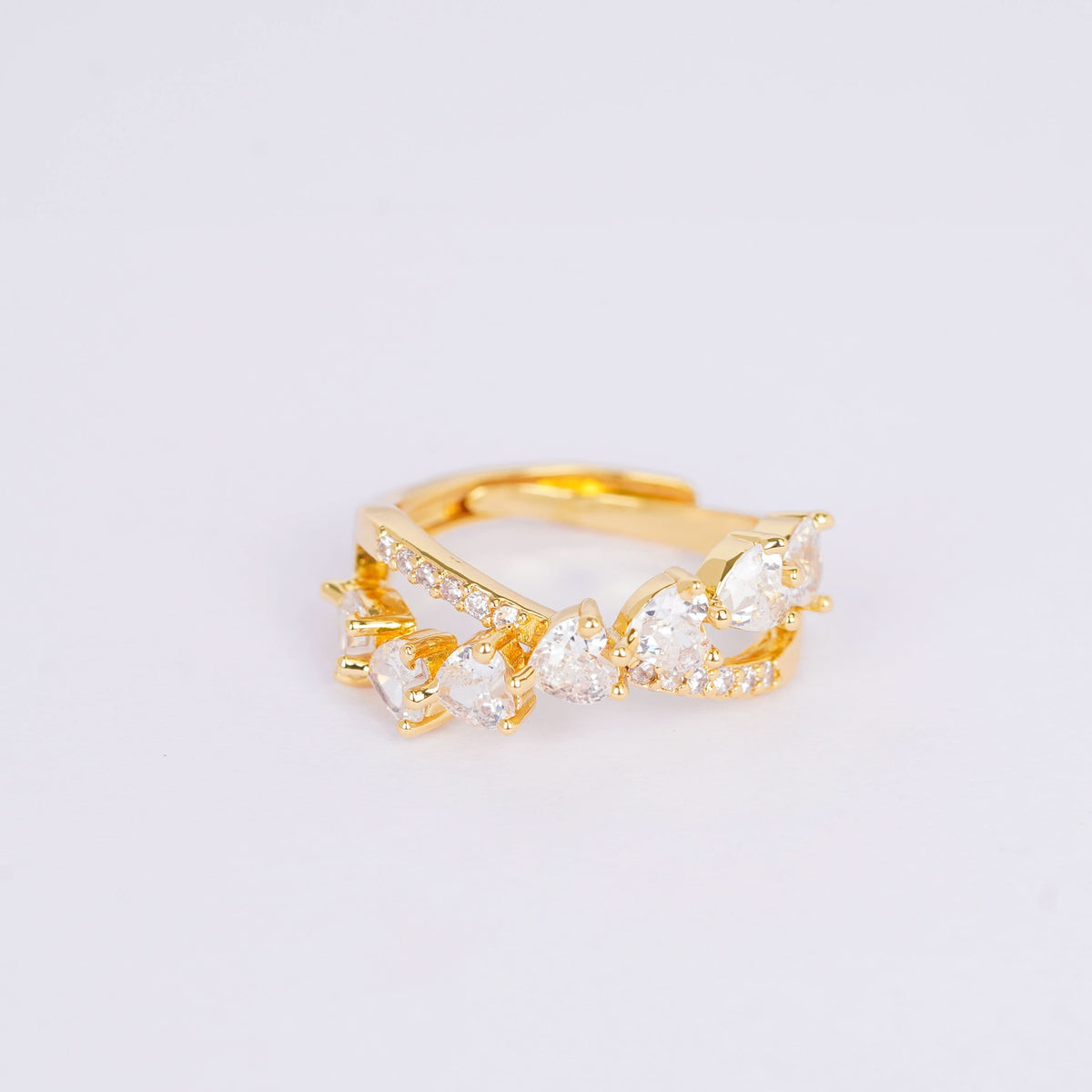 Eternal Heart Tiara Ring