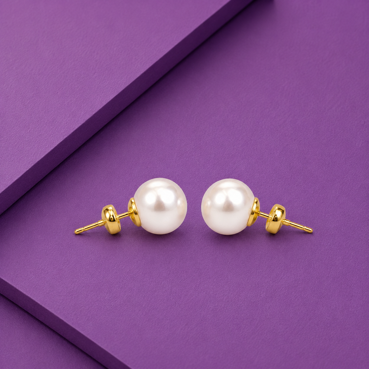 18K Gold Plated Luxe Statement Drop Earrings for Women | Anti Tarnish