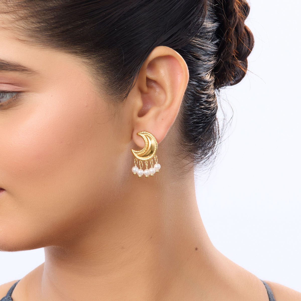 Flora Modern Hoop Earrings