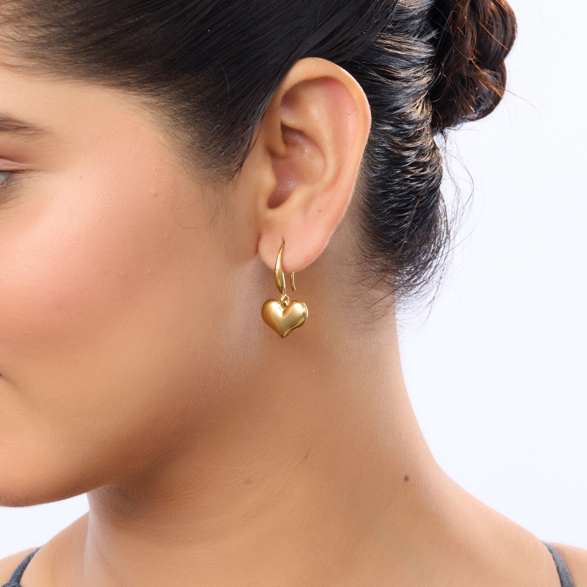 Flora Natural Shell Butterfly Stud Earrings