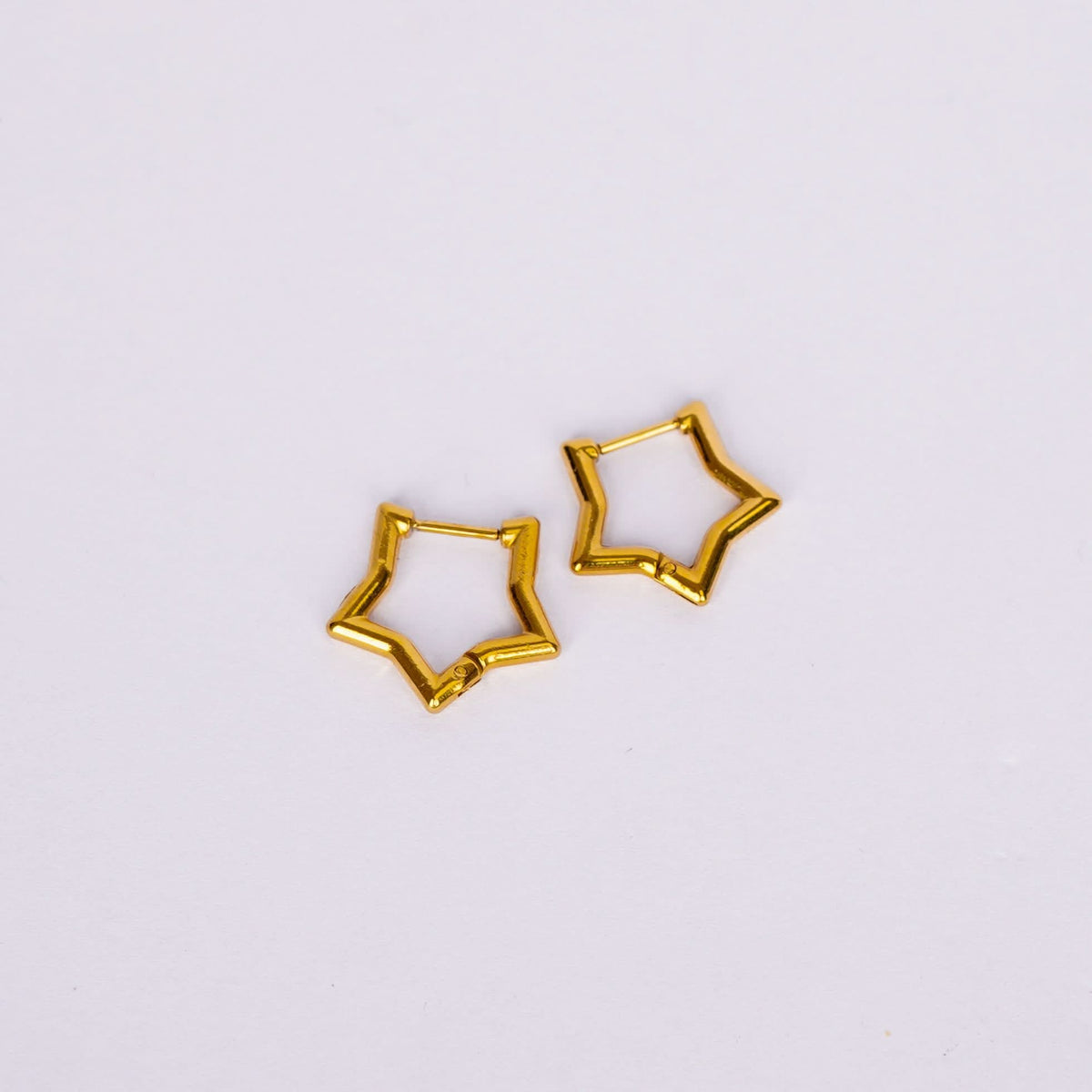 Flora Star & Heart Symbol Stud Earrings