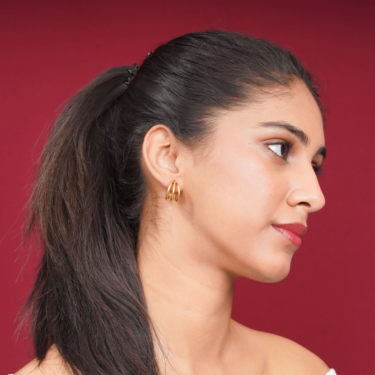 Flora Teardrop Crystal Statement Drop Earrings