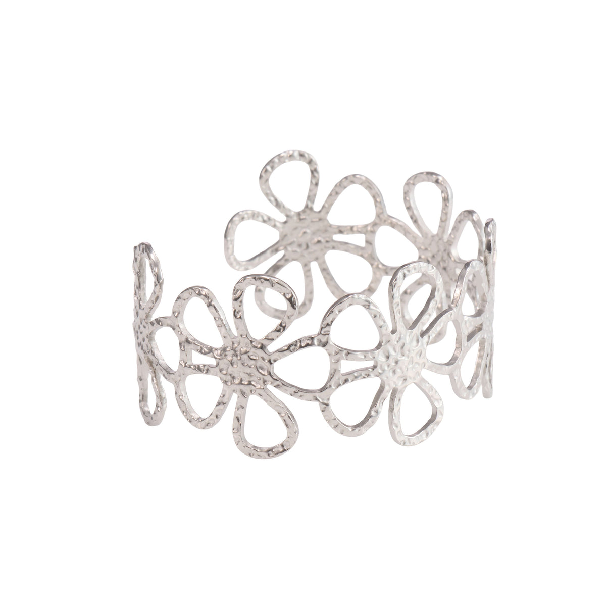 18K Gold Plated, Golden Bloom Retro Bangle For Women| Anti Tarnish