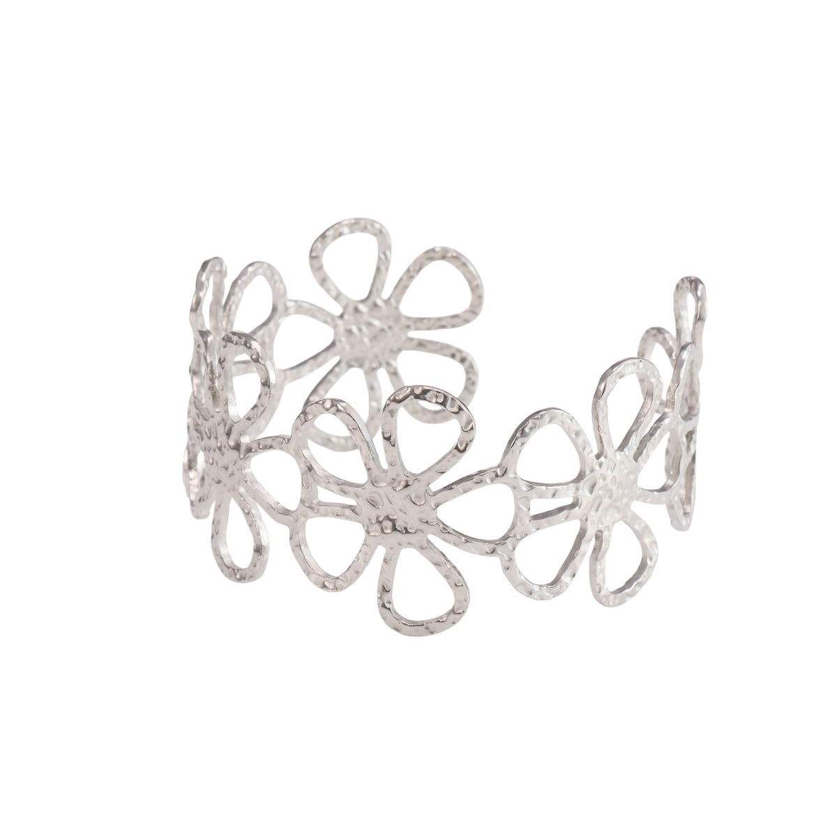 18K Gold Plated, Golden Bloom Retro Bangle For Women| Anti Tarnish