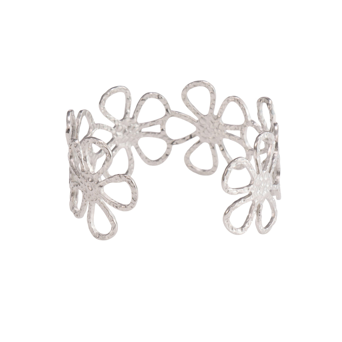 18K Gold Plated, Golden Bloom Retro Bangle For Women| Anti Tarnish