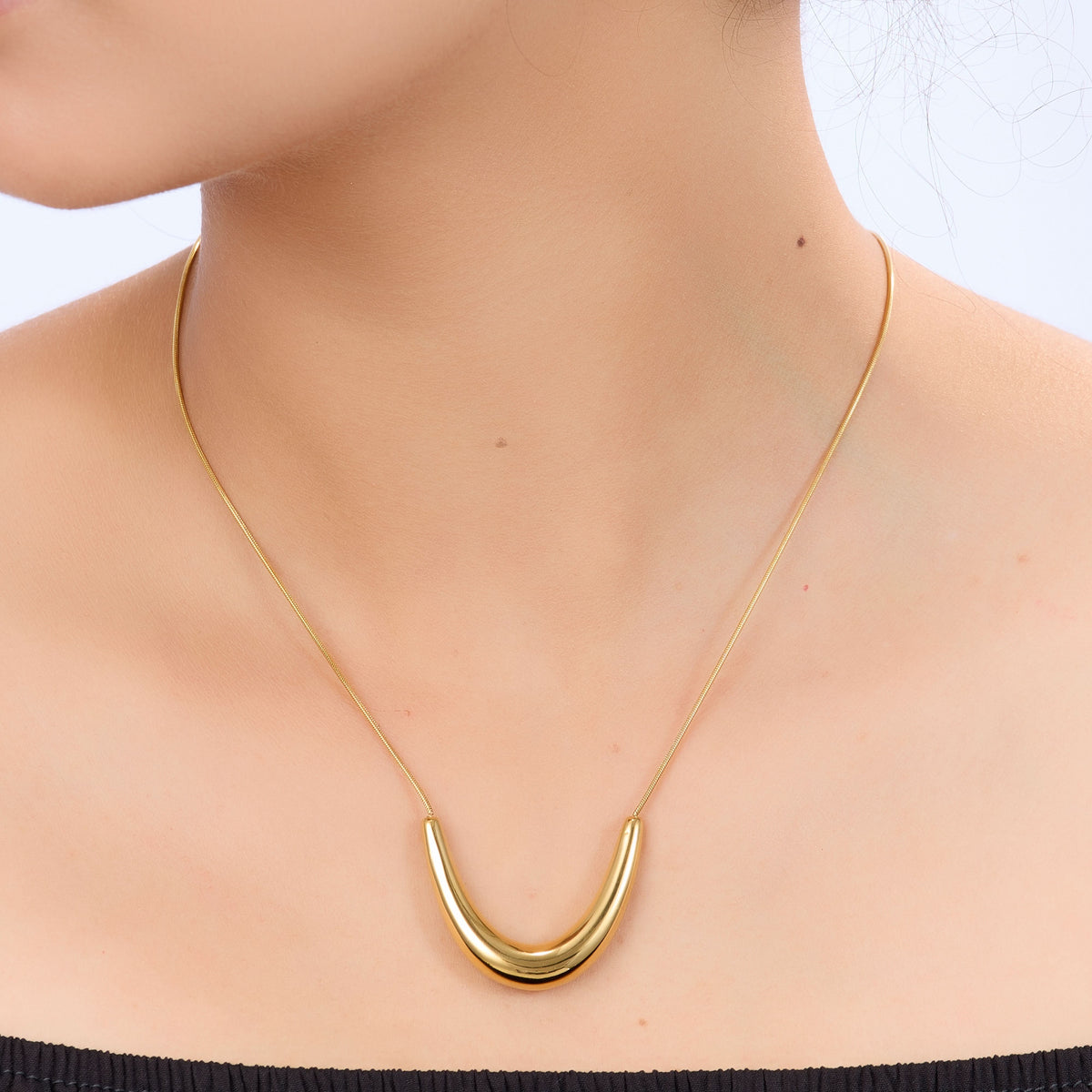 French Vintage Arc Necklace