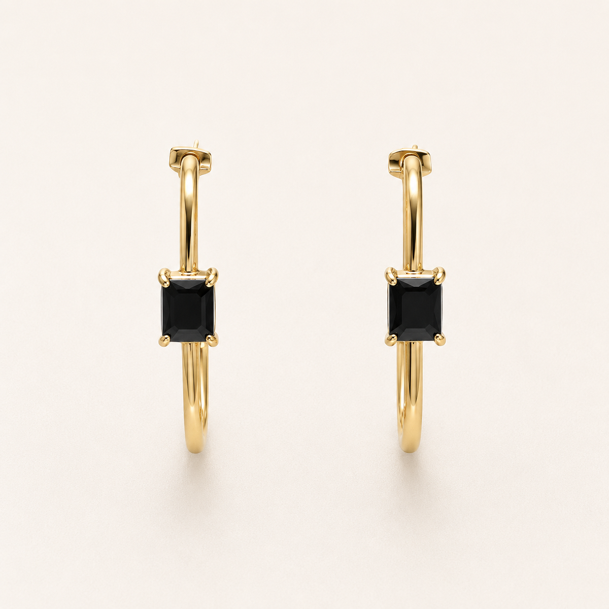Geometric Bar Drop Earrings