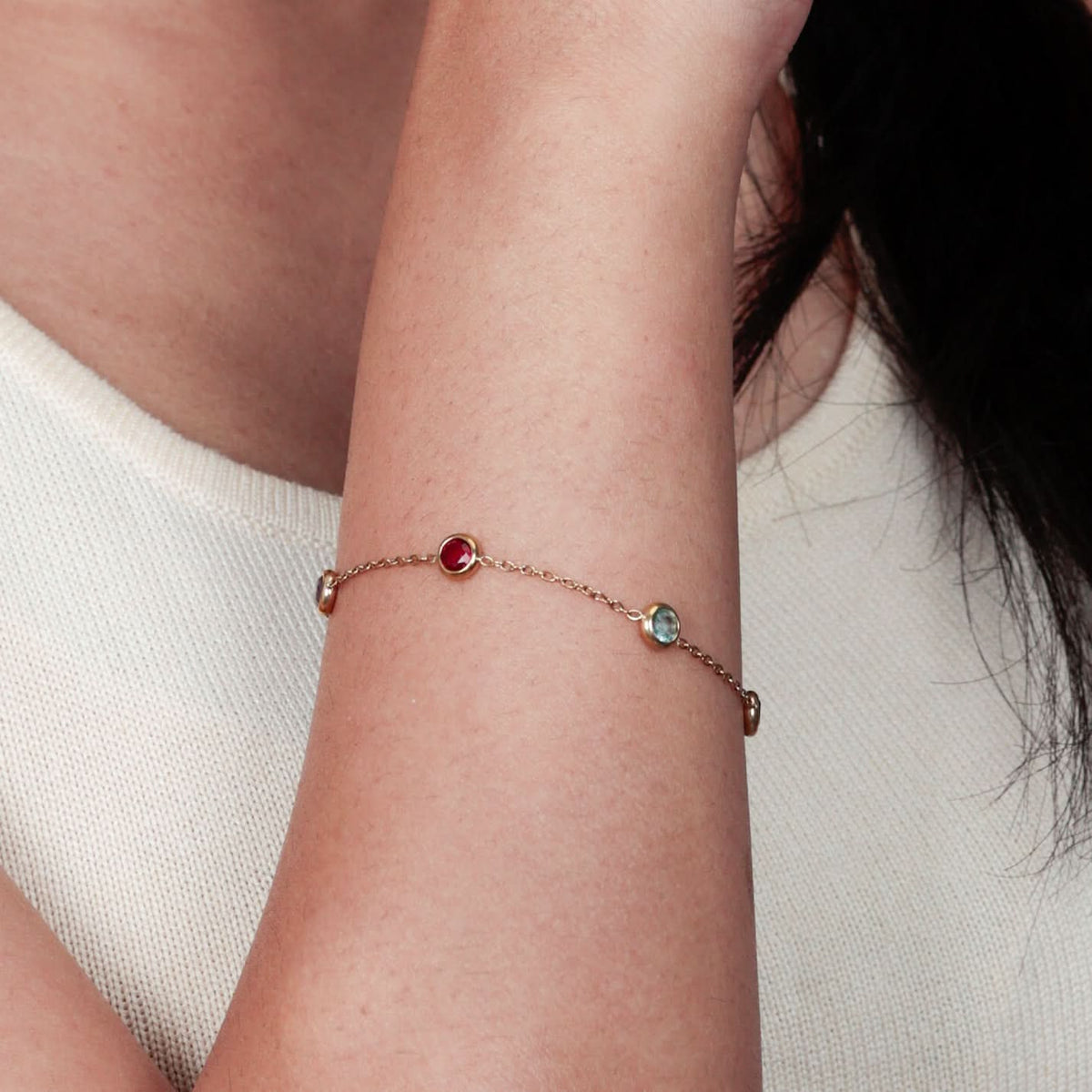 Geometric Street Style Gold Bracelet