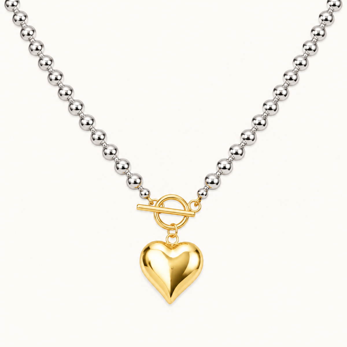Gilded Lyric Woven Strand Necklace – 18K Gold Plated