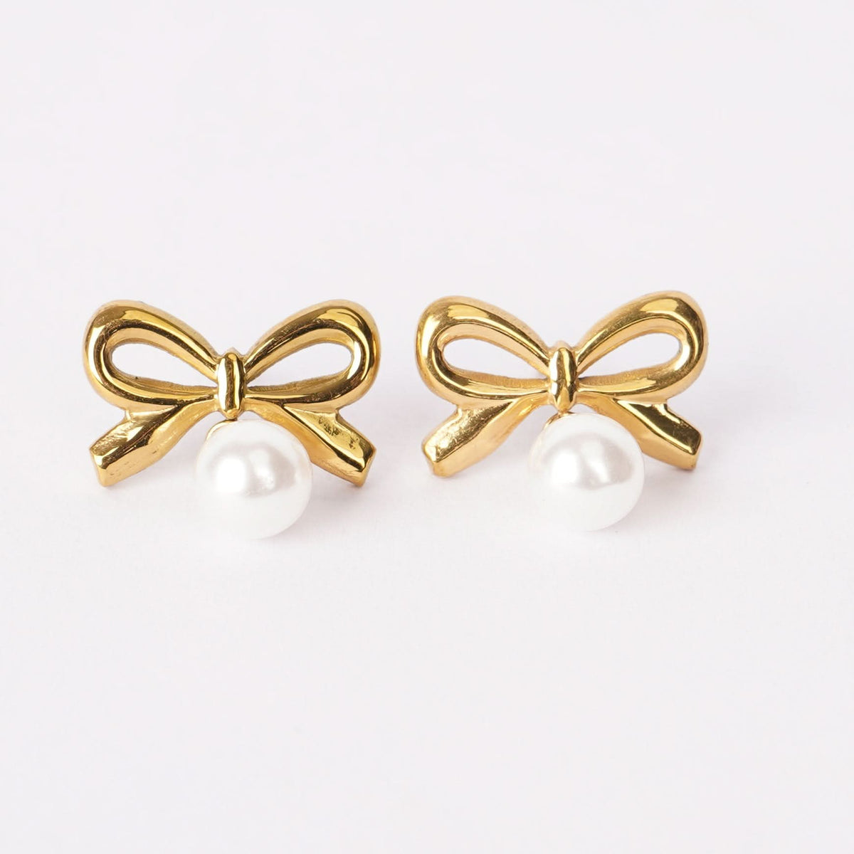 Golden Bow Streetwear Jewellery Set