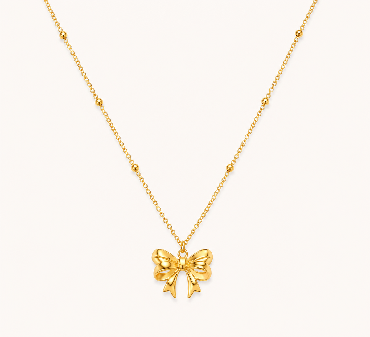 Golden Butterfly Pendant Necklace – golden butterfly charm pendant necklace in 18K gold plated finish for women