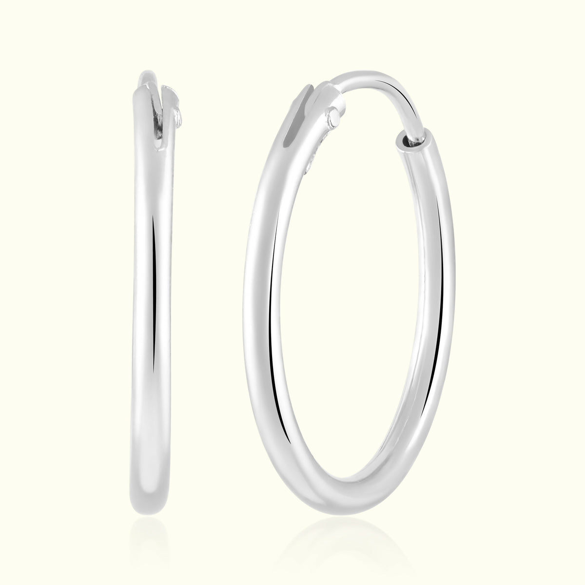 Pure Silver Hoop Bali