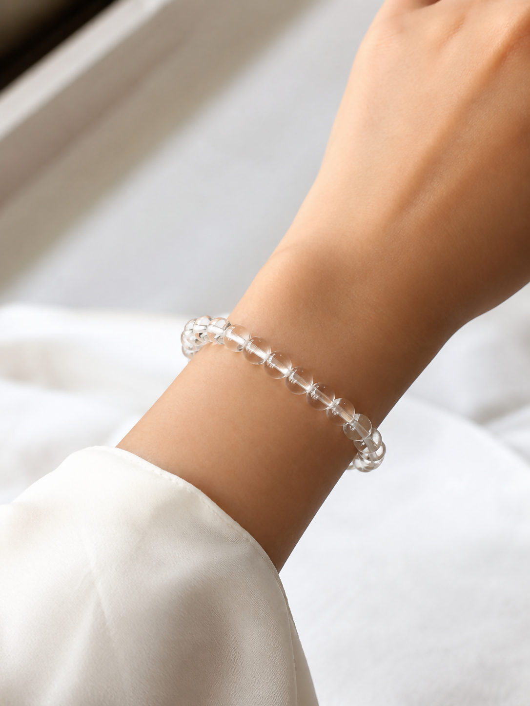 Natural Clear Quartz 8mm Gemstone Bracelet