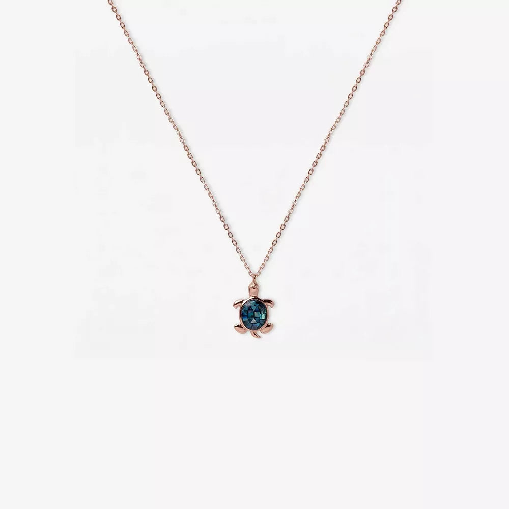Ocean Turtle Pendant Necklace