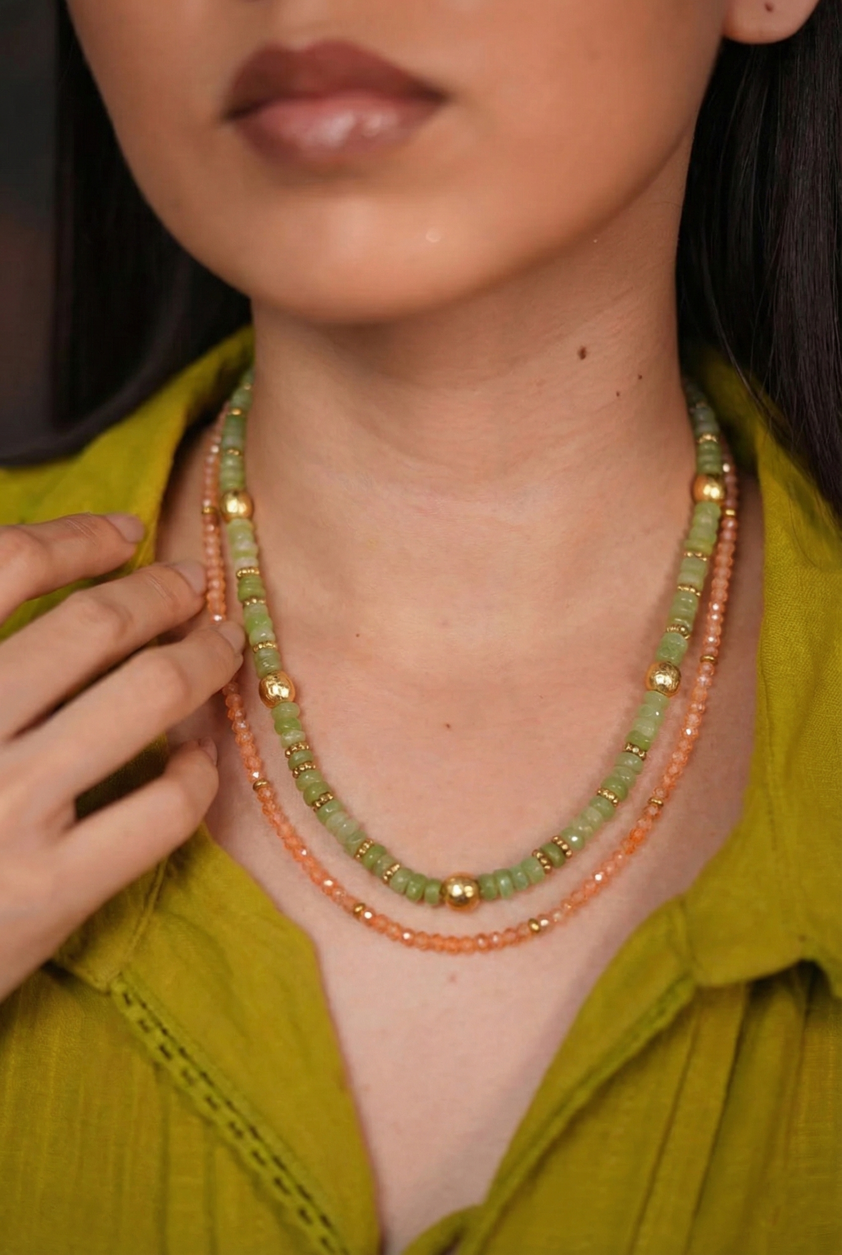 Nature Inspired Layer Necklace