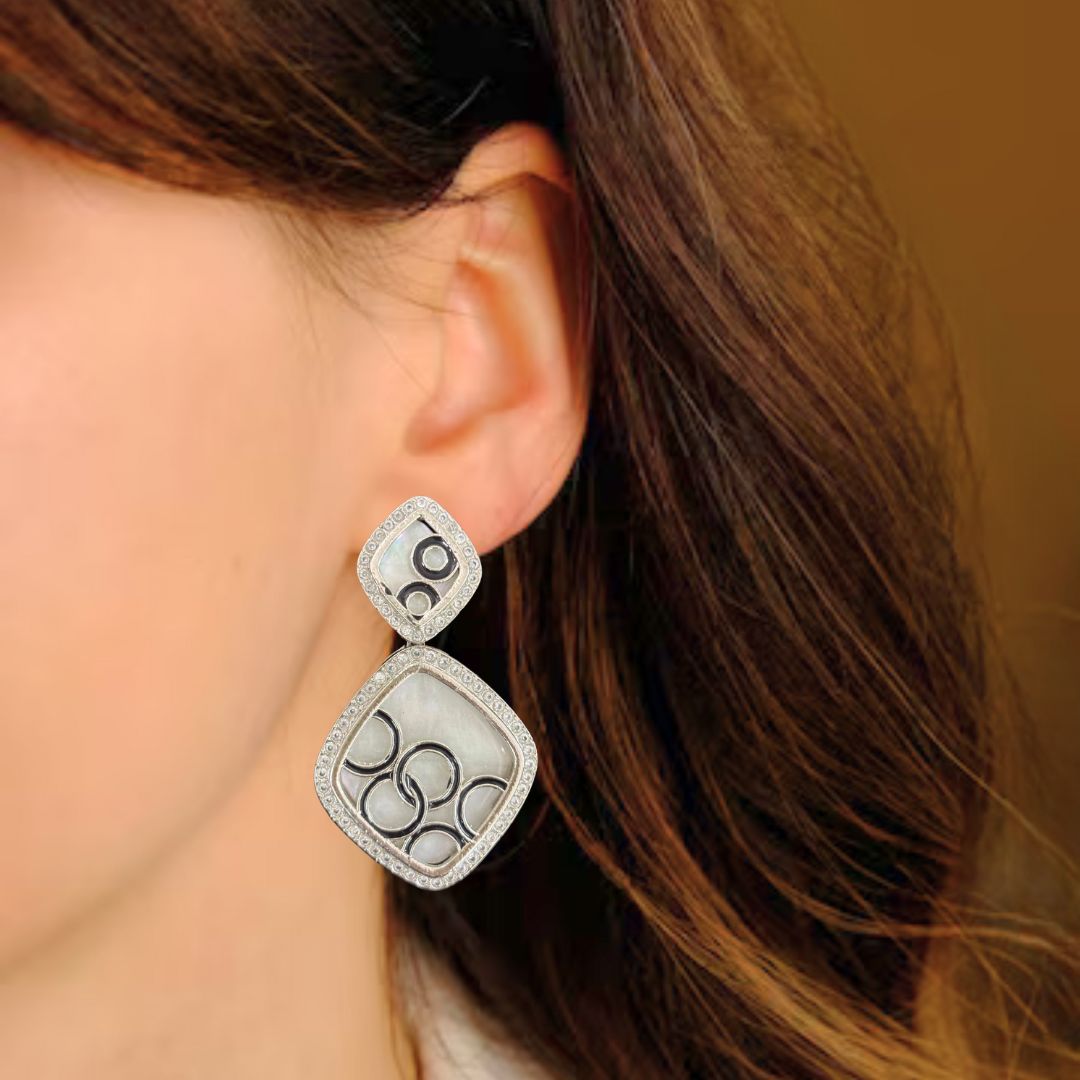 Gold Plated Drop Earrings
