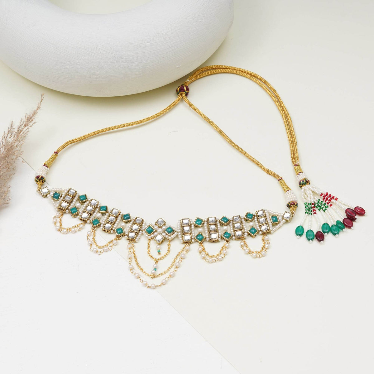 Emerald Radiance Neckalce - BeAbhika.com