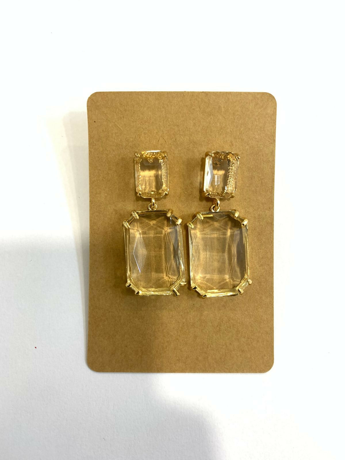 Midnight Onyx Emerald-Cut Drop Earrings BSJ142